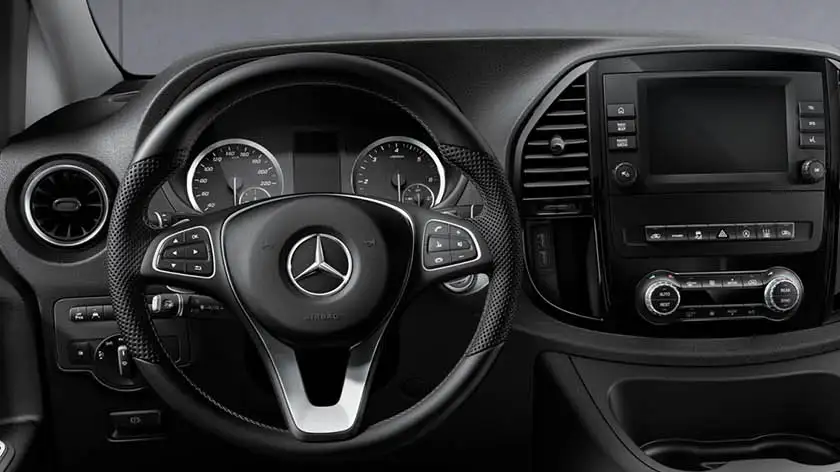 Mercedes Huillier - vue intérieur vito tourer