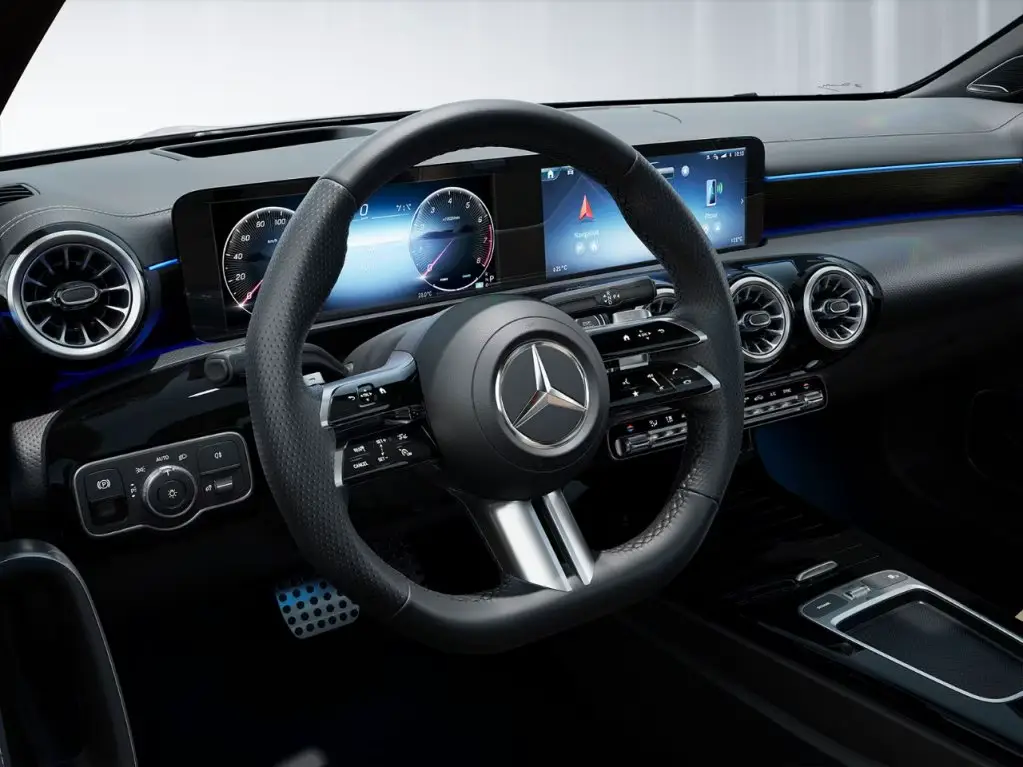 Mercedes Huillier -CLA Coupé vue intérieur