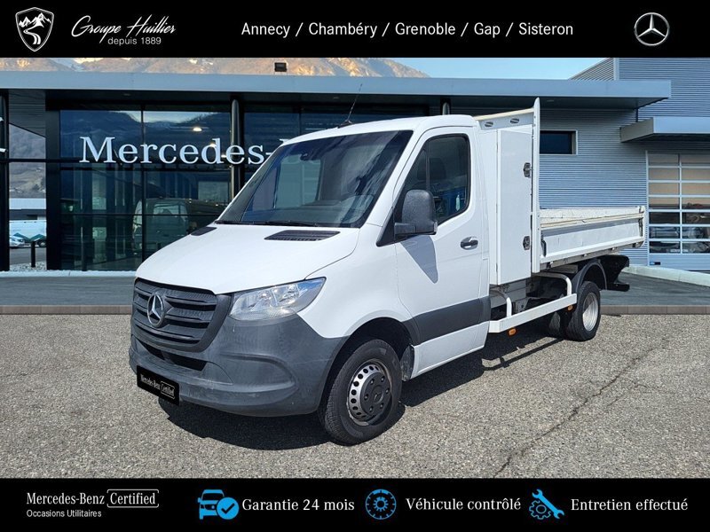 Photo Mercedes-Benz SPRINTER 514 CDI 37 simple cabine benne et coffre - 31 800€HT