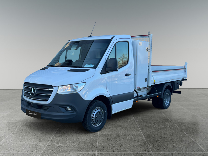 Photo Mercedes-Benz SPRINTER 519 37CC CDI PRO Benne & Coffre JPM Boite Automatique / PTRA 7T / Caméra 