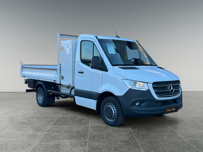 Image Mercedes-Benz SPRINTER 519 37CC CDI PRO Benne & Coffre JPM Boite Automatique / PTRA 7T / Caméra 