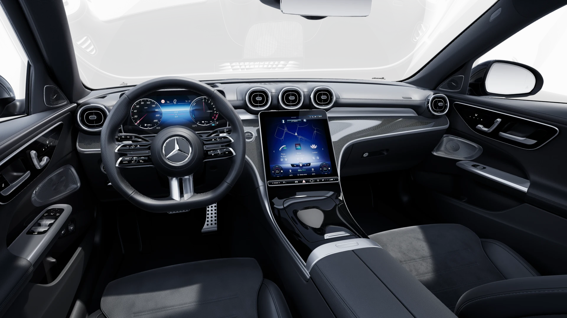 Image Mercedes-Benz CLASSE C BREAK Classe C 300 e Hybrid EQ Break AMG Line  