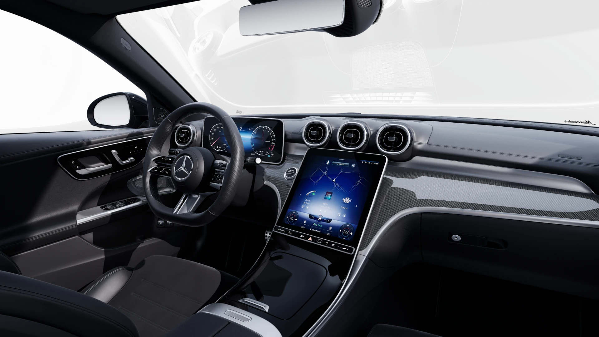 Image Mercedes-Benz CLASSE C BREAK Classe C 300 e Hybrid EQ Break AMG Line  