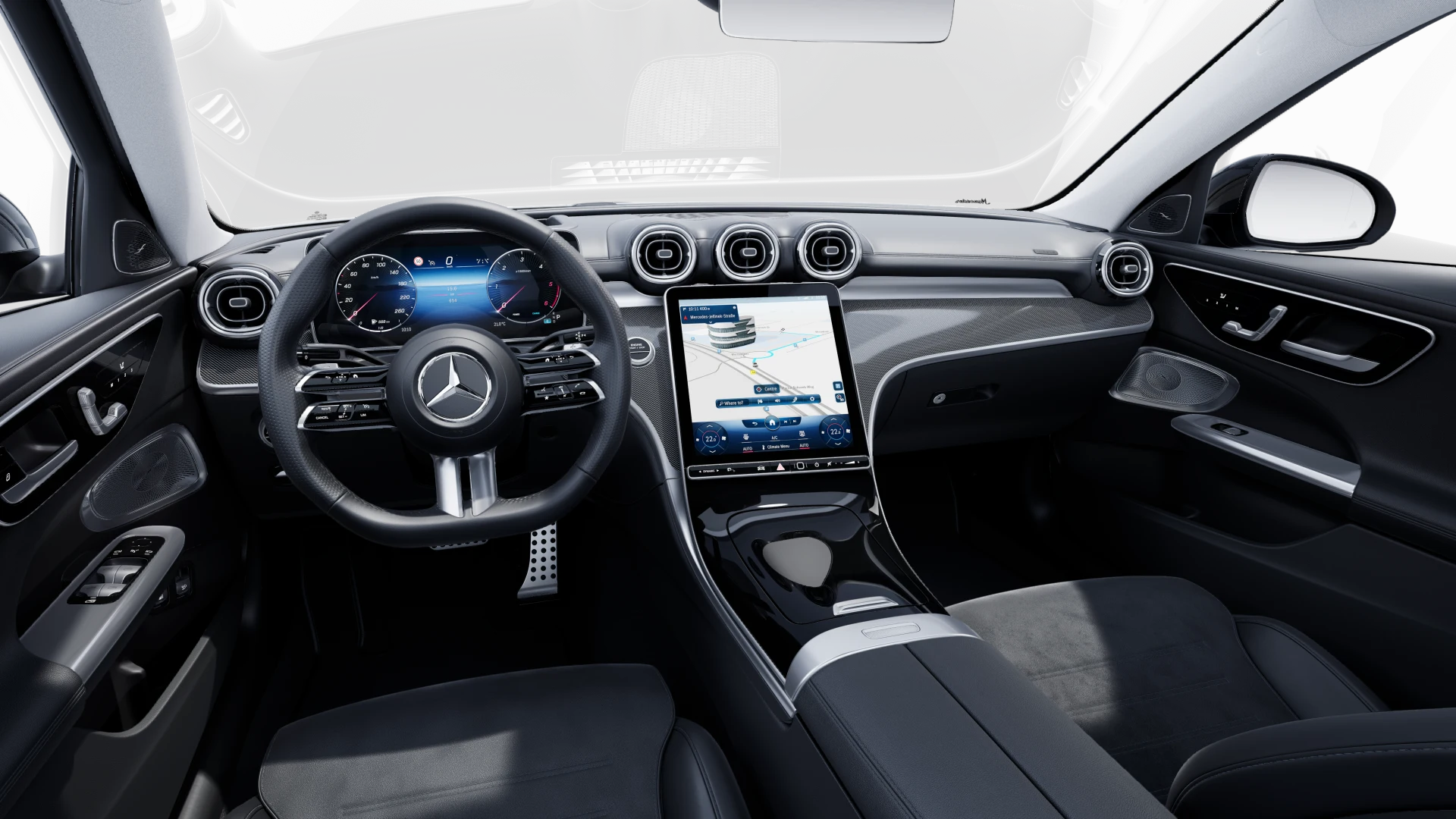 Image Mercedes-Benz CLASSE C BERLINE Classe C 400 e Hybrid EQ 4MATIC Berline AMG Line  