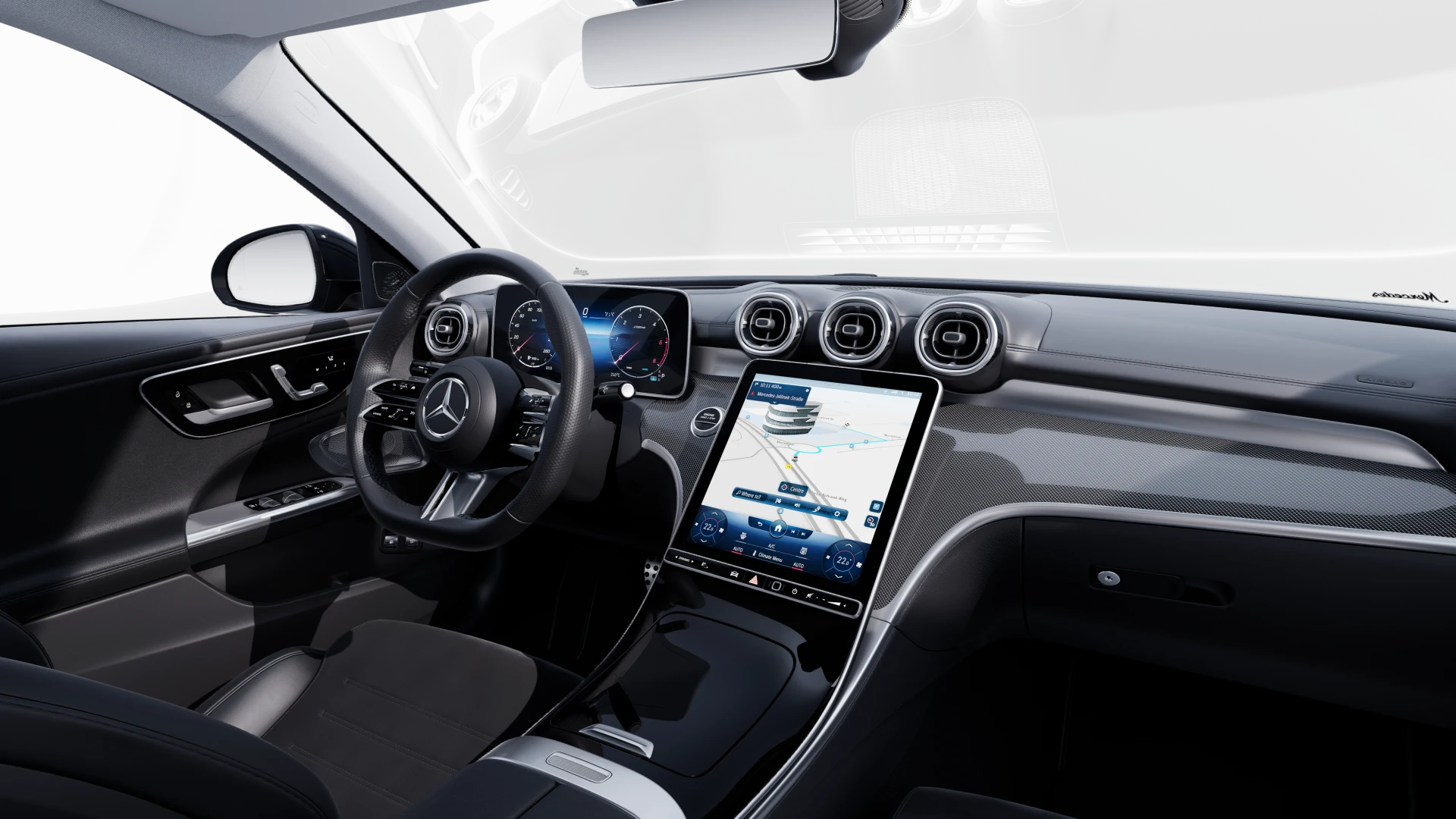 Image Mercedes-Benz CLASSE C BERLINE Classe C 400 e Hybrid EQ 4MATIC Berline AMG Line  