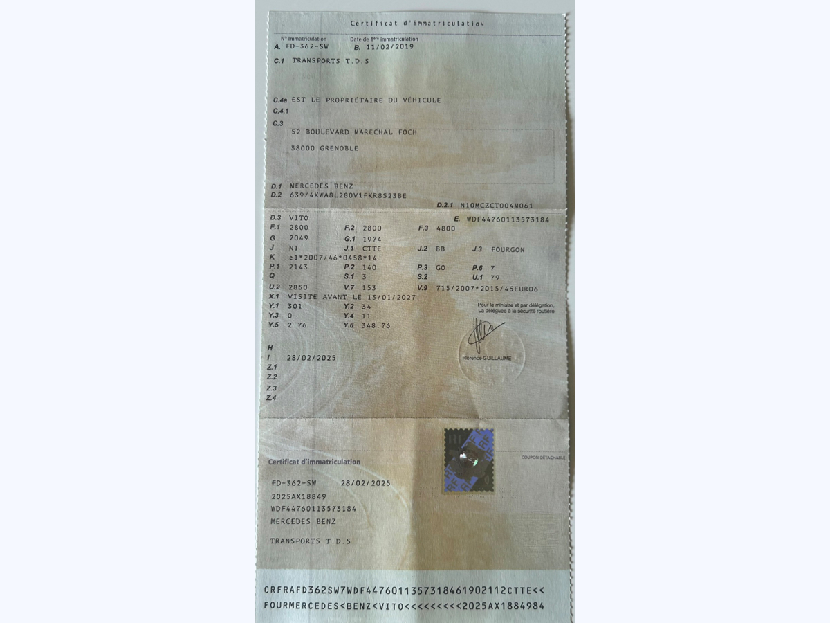 Photo Mercedes-Benz VITO 119 BlueTEC Fourgon Compact  