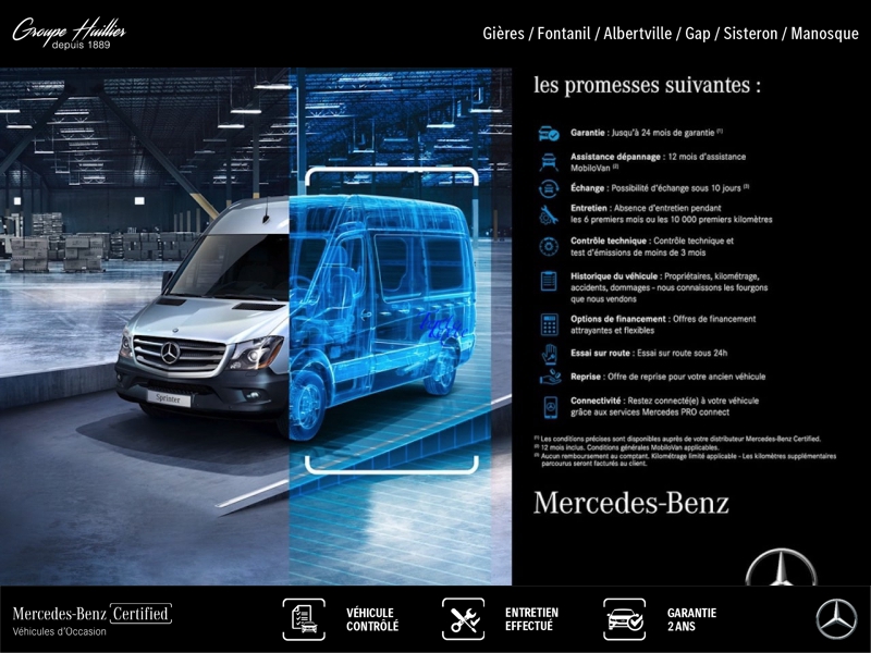 Image Mercedes-Benz VITO e 112 Fourgon Long  Vito Fg eVito 116ch Long